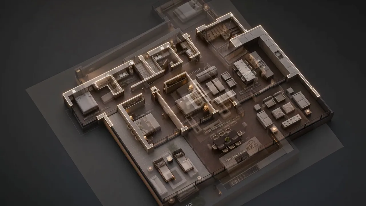 Transformació d'un plànol en una maqueta 3D
